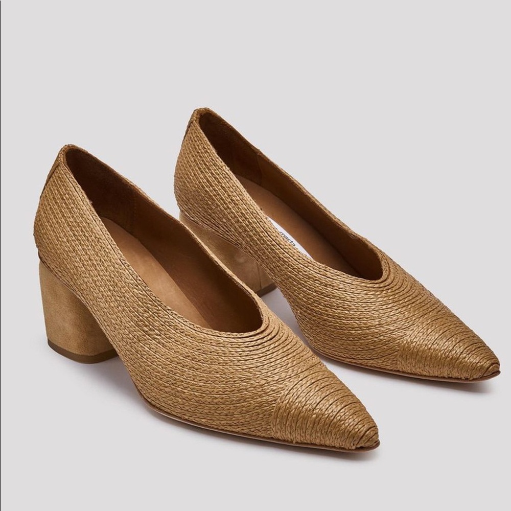 Miista Nina Raffia Mid-Heels